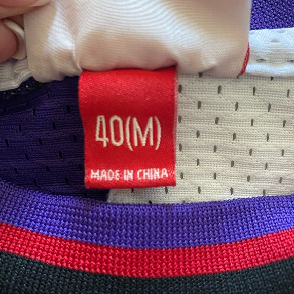 NBA Mitchell & Ness Raptors Jersey #15 Vince Carter Hardwood Classics/Size M 40 - Picture 14 of 16